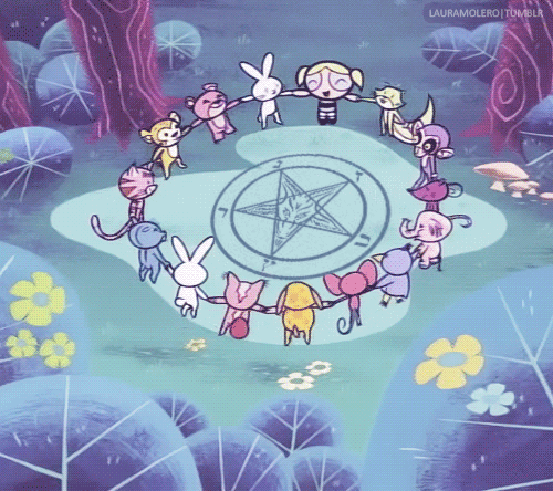 Powerpuff girls Powerpuff girls pale grunge gif satan humor satanist animals happy tree friends