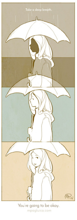 digitalart illustration comicstrip positivevibes positivethinking youre going to be okay positive motivational take a deep breath photoshop