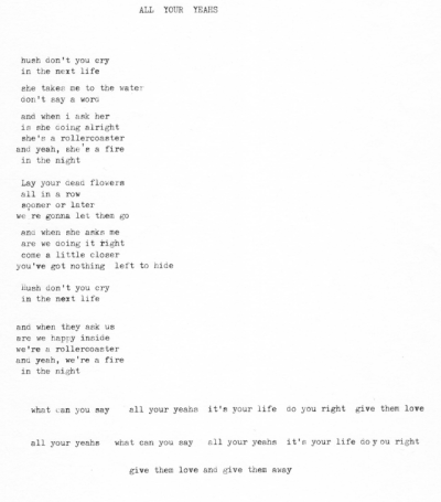 Beach House Lyrics Tumblr