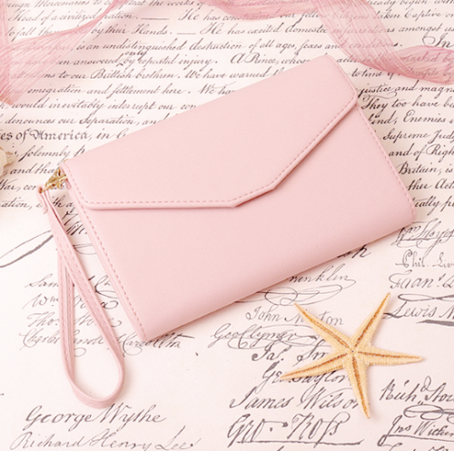edits cute pastel wallet minimalist q chic1