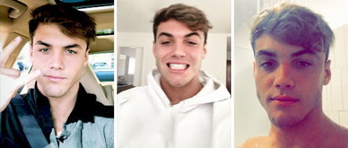 punishmedolans:grayson x selfies