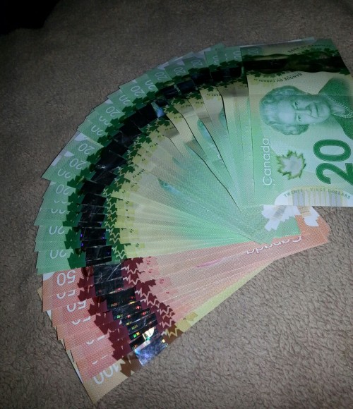 canadian money Tumblr 