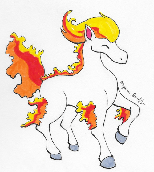 #77 and #78 with Ponyta and Rapidash!  Ha ha.  It’s already the...