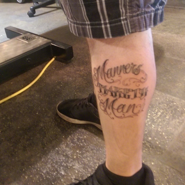 fearlessjones: Kingsman tattoo collection part... - Manners Maketh Man