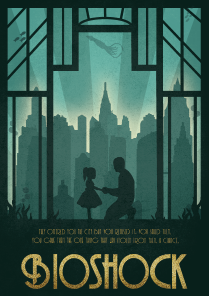 Afire love — My Bioshock Poster ~ Featuring Rapture