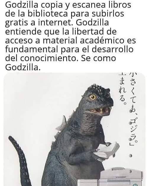 Godzilla es solidario