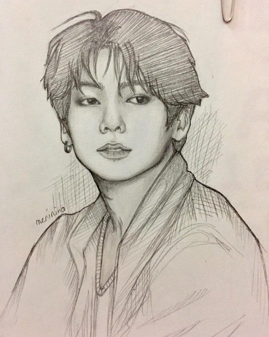 Jungkook Simple Easy Bts Drawings - Fight for This