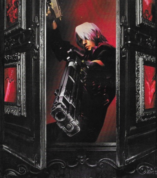 video-games-girls-play-to:Devil May Cry 1 Dante artwork ❤️