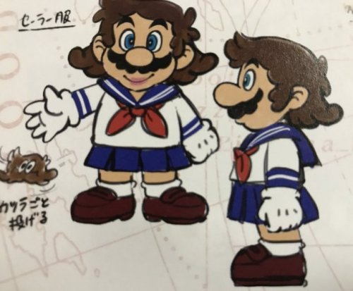 funhaversclub:A few more images from the art book :)Mario as a...