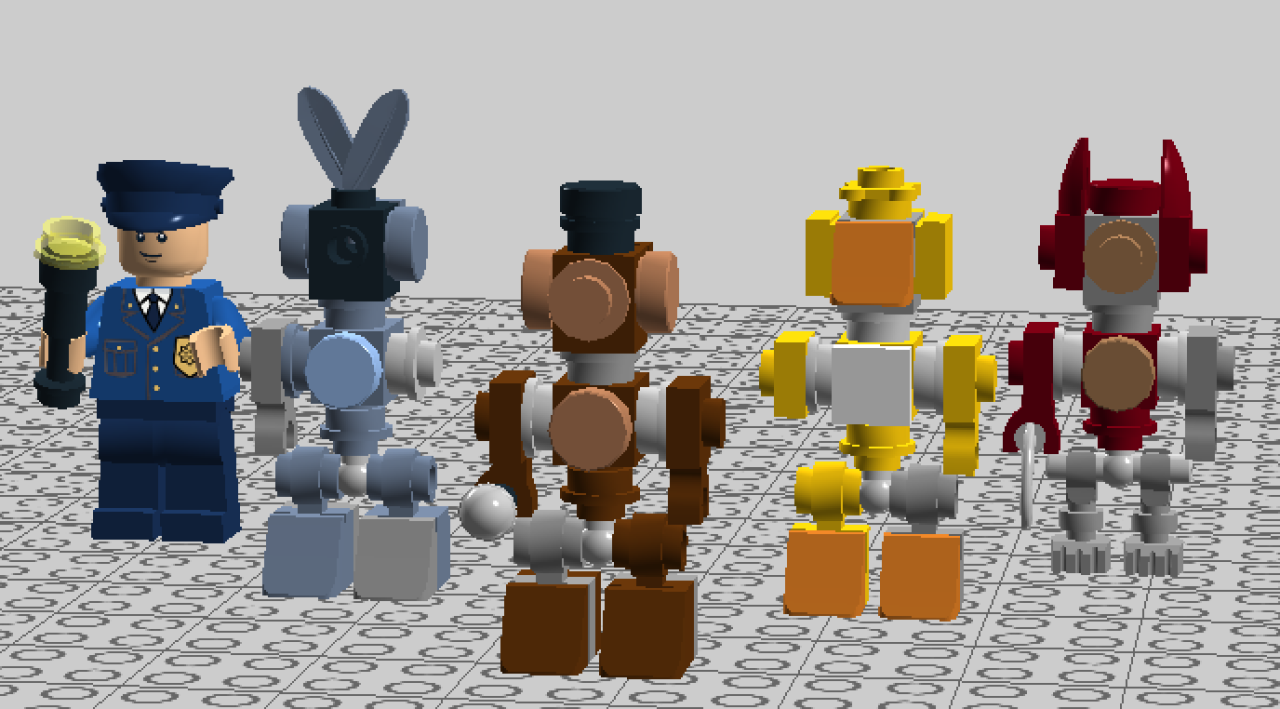 five nights freddy lego