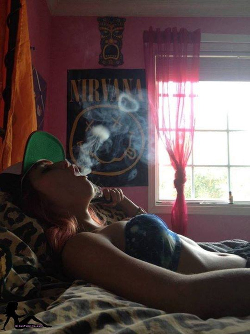 girls smoking weed on Tumblr