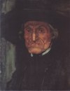 Kopf Des Kreuztragenden Mannes (das Kreuz), 1900, Albin Egger-Lienz