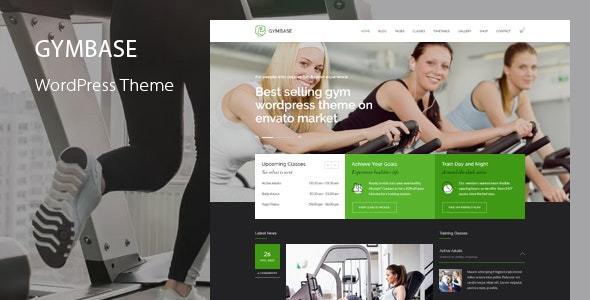 GymBase v13.1 - Responsive Gym Fitness WordPress Theme Nulled