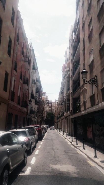 The streets of Valencia.