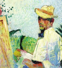 Self-Portrait, 1921, Cuno Amiet