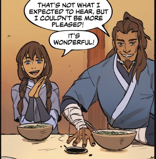 avatarkorrastuff:Friends and family react to Korrasami in The...