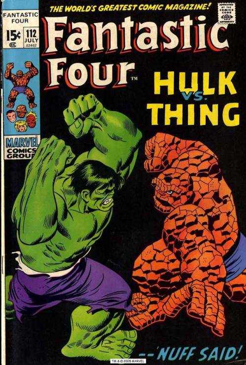 comicbookcovers:Hulk Vs Thing