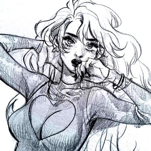 dailyindiecomics:Snotgirl sketches by Leslie Hung