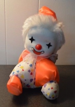 wind up clown doll