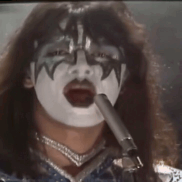 Image result for MAKE GIFS MOTION IMAGES OF PETER CRISS KISS