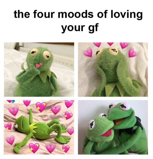 kermit with hearts | Tumblr