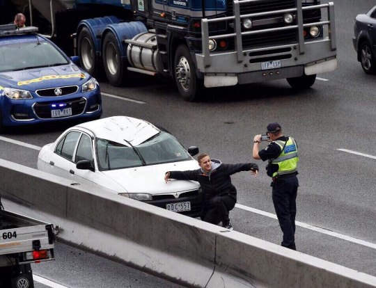 bella after eventually crashing edward’s ugly ass volvo