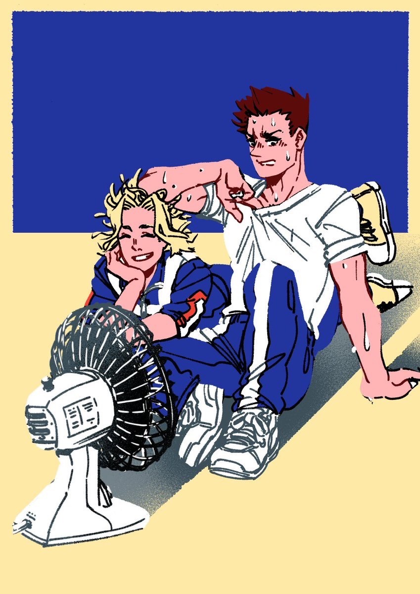 High School All Might/Endeavor draws. Endmight has... - Tropical Toshinori