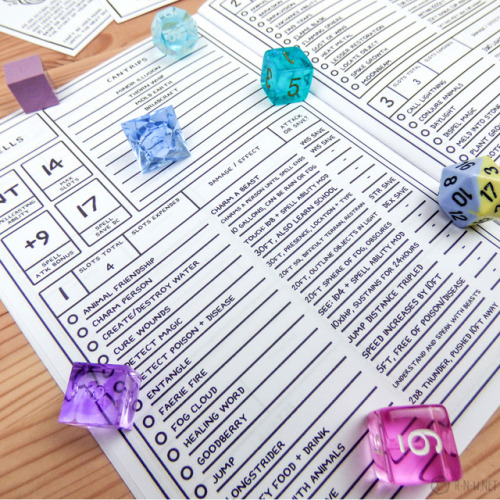 r-n-w:Printable 5e Character Journals!We finally did it! We...