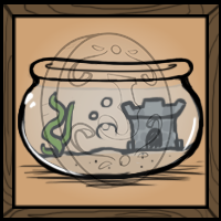 Fishbowl - It might be nice to have a pet! Just add a fish.