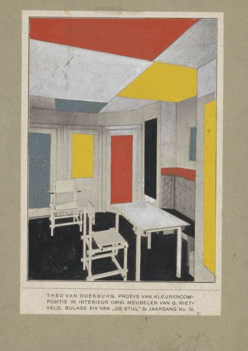 nobrashfestivity:Theo Van Doseburg, Color Solution, 1919In...