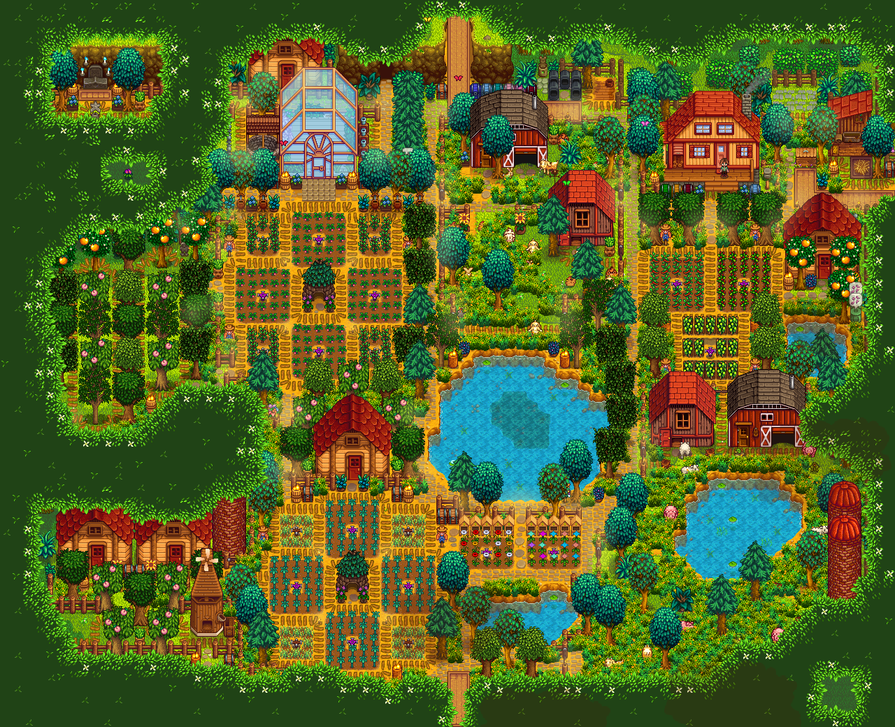 stardew valley farms