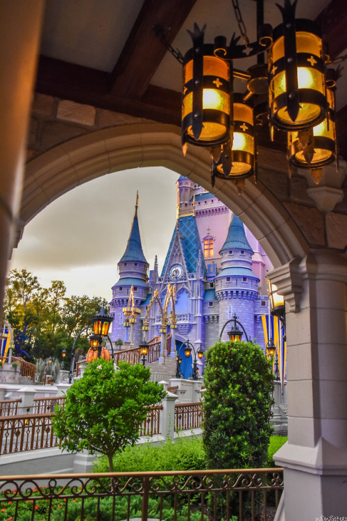 disneyworldsisters:Cinderella Castle by WDWSisters