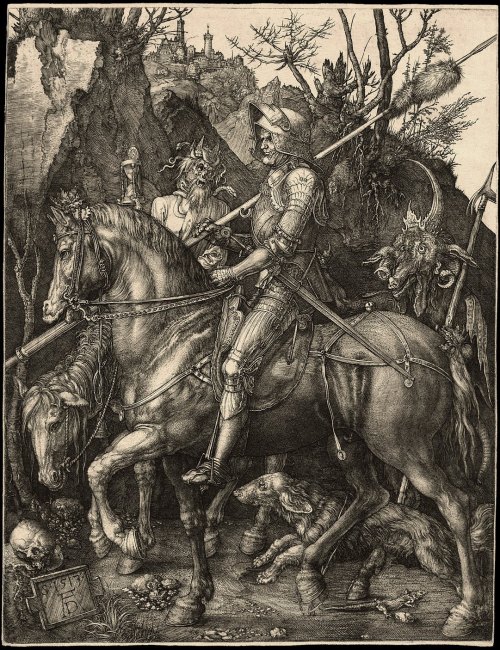 walpurgishall:Albrecht Dürer “Ritter, Tod und Teufel”, 1513