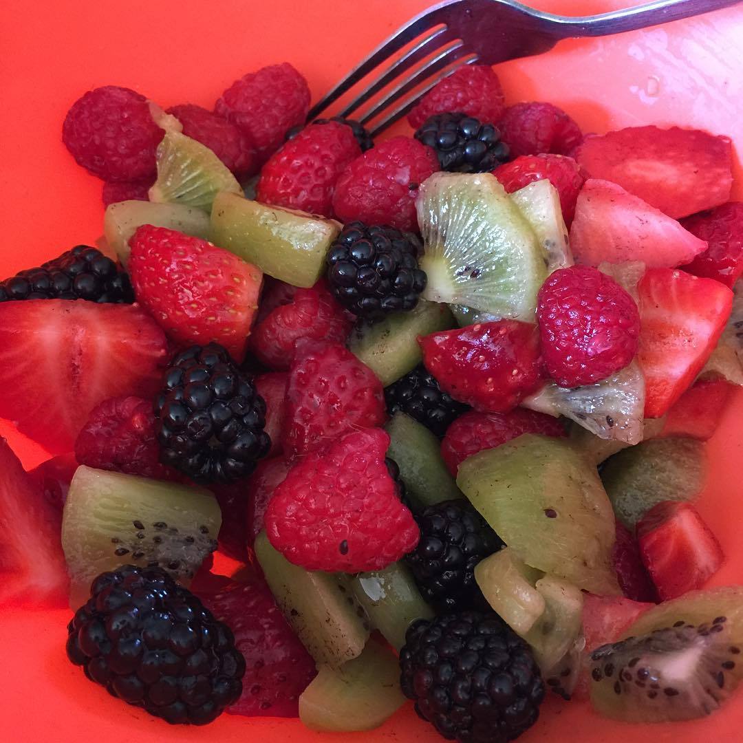 - fruit!!! yum!! #fruit #kiwi #strawberry #raspberry...
