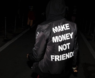 Make Money Not Friends Aesthetic - Christoper