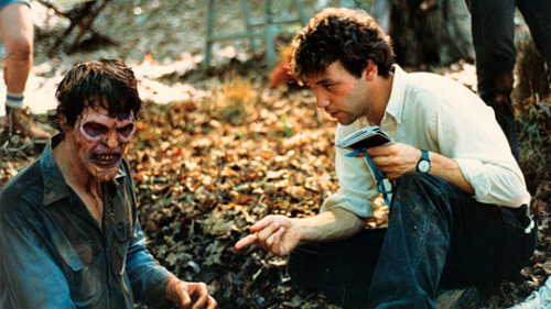 vintagesalt:Behind the scenes of Evil Dead II (dir. Sam Raimi,...