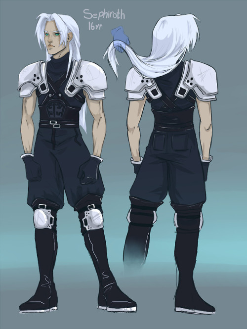 Sephiroth Silver Elite Final Fantasy 7 jenova ff7 ff7 Crisis Core sephiroth fanart fanart