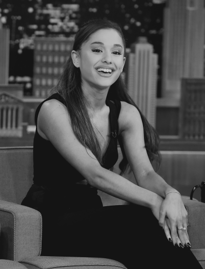 Ariana Grande Black And White Tumblr