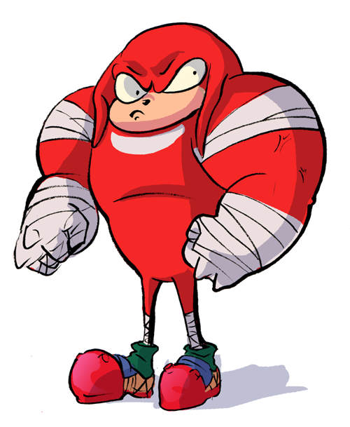 Looks like Knuckles skipped leg day. Never skip... - Blog about things