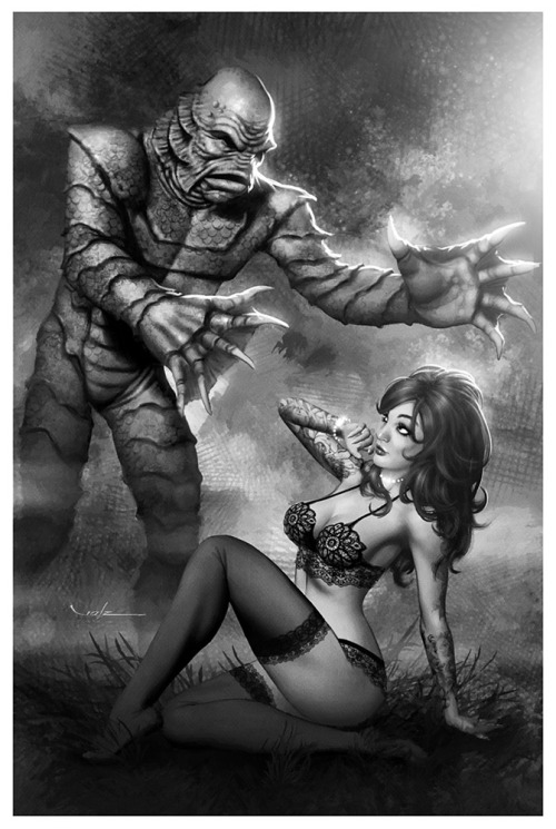 spyrale:Pinups and Monsters byCarlos Valenzuela