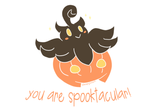 sleepybean:spooky friends! 