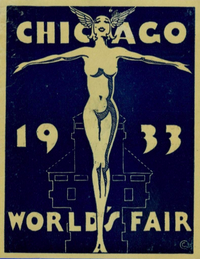 ein-bleistift-und-radiergummi:
â€œ 1933 Chicago Worldâ€™s Fair Window Sticker.
â€