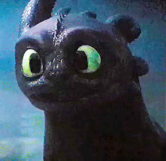 SisterDragonArts — When the Light Fury danced in front of Toothless…...