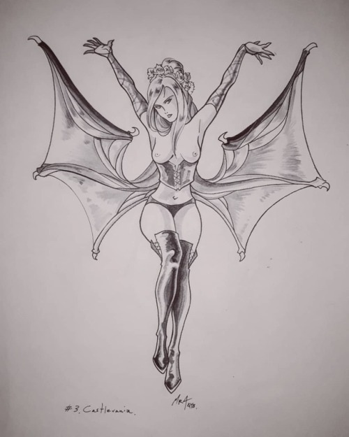 mraartworks:#inktober2018 - day 3: Castlevania (Succubus /...