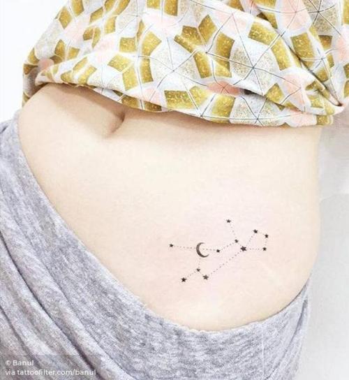 Custom Virgo constellation tattoo  Tattoogridnet