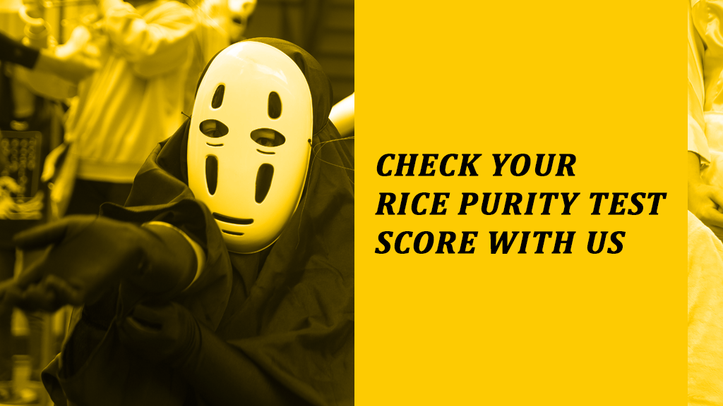 Rice purity. Rice Purity score. Rice Purity Test.