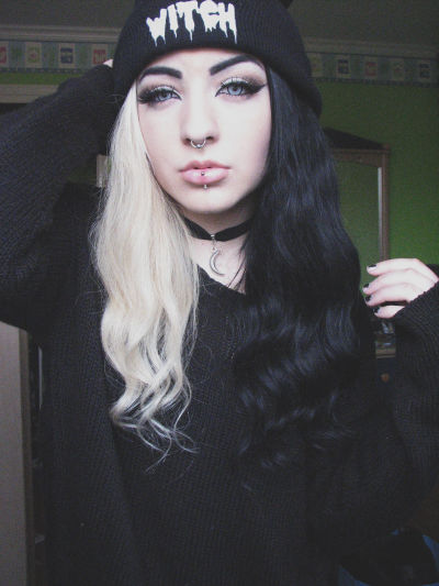 Black And Blonde Hair Tumblr