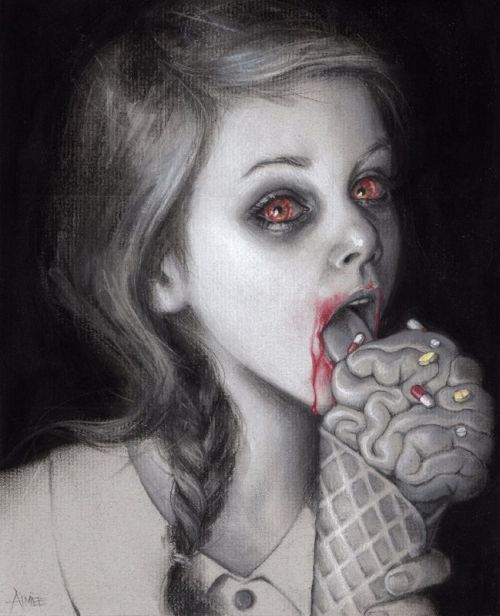 theunknownmary:How’s about a little brain freeze in a cone?