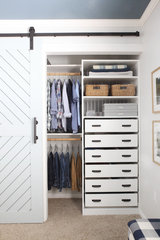 IHeart Organizing DIY Sliding Barn Door Teen Closet