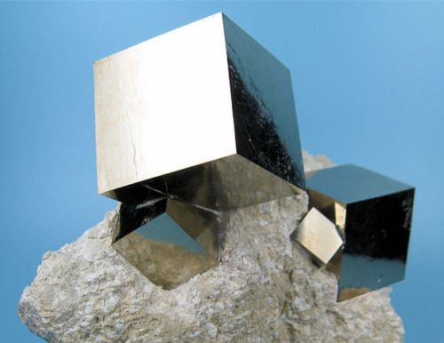 geometrymatters:Pyrite and magnetite minerals